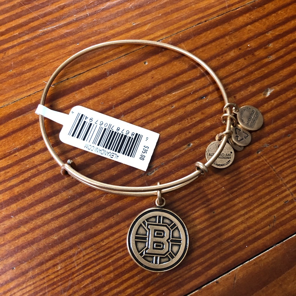 Alex & Ani Boston Bruins Gold Expandable Bracelet